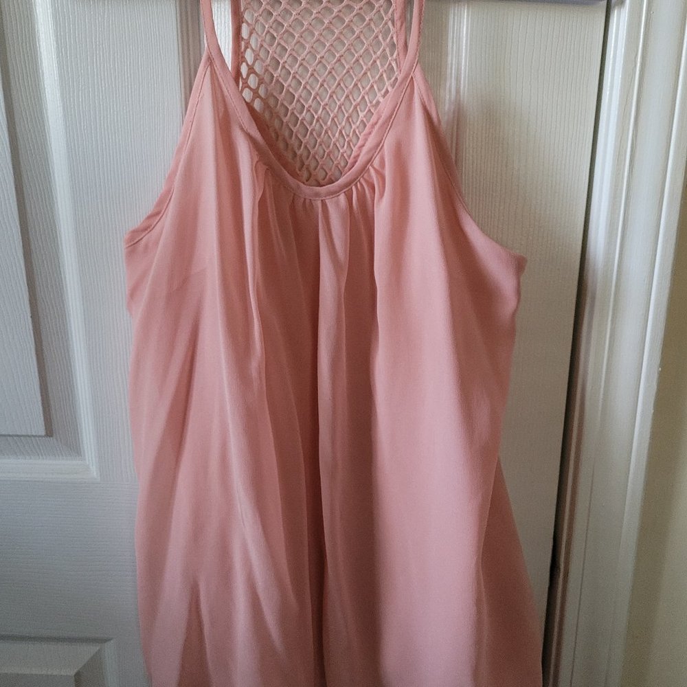 Pink Milly Racer Back Top - Pink - Size S